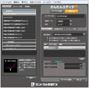 セントラル短資FXのシステムトレード